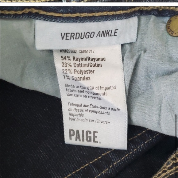 Paige Brentyn Shadow Skinny Verdugo Ankle Jeans - Picture 4 of 6